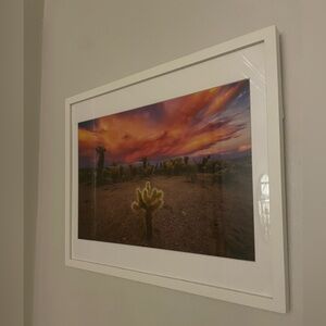 Framed Desert Sunset Art Print